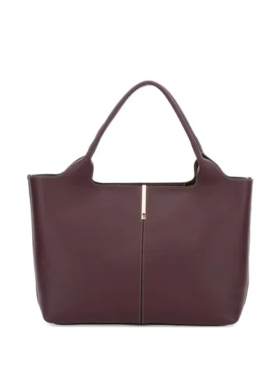 TOD'S MEDIUM-SMALL LEATHER SHOPPING BAG