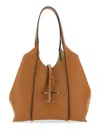 Tod's T Timeless Small Leather Tote Bag