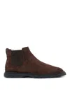 Tod's Tronchetto Suede Boots In Marrón