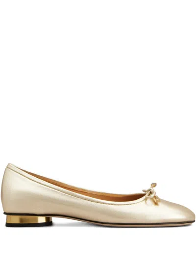 Tod's Bow-detail Ballet Flats In White