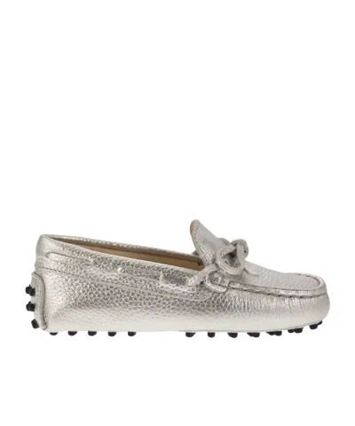 Tod's Bow Tie Casual Shoes In Nude
