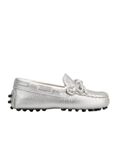 Tod's Bow-tie Minoccasme Shoes In White
