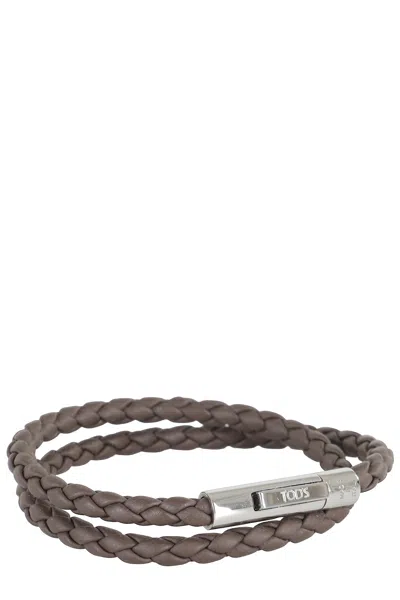 Tod's Bracciale New My Colors 2 Giri In Gray