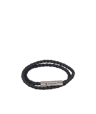 Tod's Braided Bracelet In Black