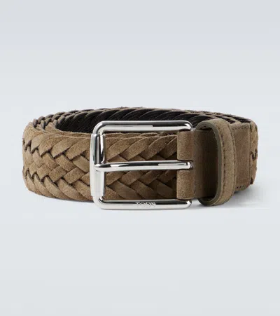 Tod's Braided Suede Belt