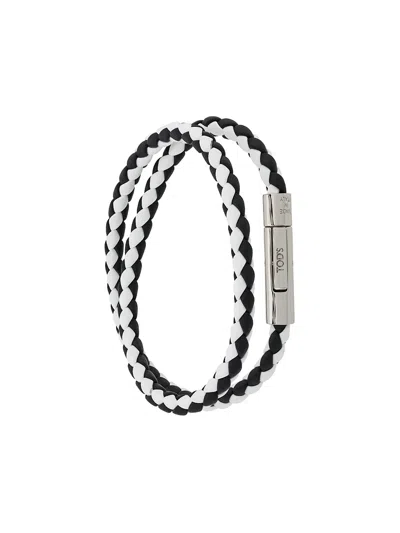 TOD'S BRAIDED WRAP AROUND BRACELET