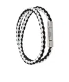 Tod's Men Mycolors 2-turn Leather Bracelet In White