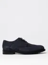 Tod's Derby Bucature Formale Gomma 62c Laced Shoe In Blau