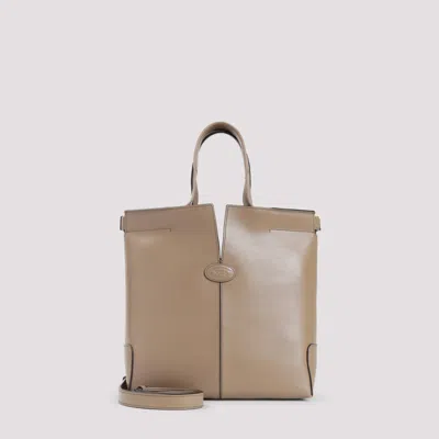 Tod's Brown Di Bag Folio Tote Bag