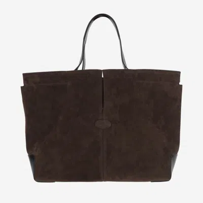 Tod's Brown Di Folio Tote