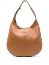 Tod's Di Bag Medium Leather Hobo Bag In Brown