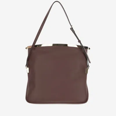 Tod's Brown Flap Foldable Shoulder Bag