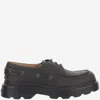 Tod's Leather Loafers Designed For Nautical Wear In Black