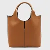 Tod's Brown Leather Top Handle Bag