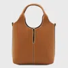 Tod's Brown Leather Top Handle Bag