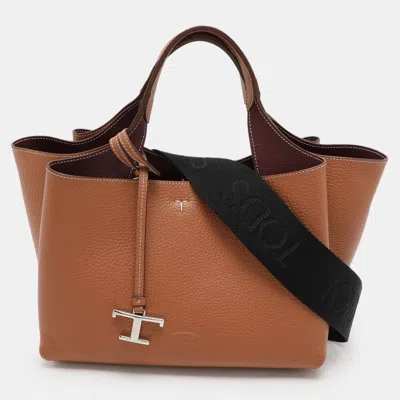 Pre-owned Tod's Brown Leather Tote