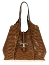 Tod's Brown Medium T Timless Tote Bag In Brown