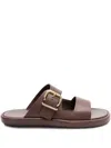 Tod's Brown Open Toe Sandals In Brown