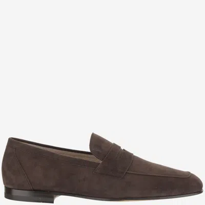 Tod's Brown Slip On Loafers