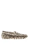 Tod's Printed Calf Hair Loafers In Multi