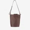 Tod's Women Small Leather Bucket Bag In Brown