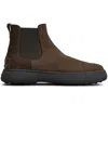 TOD'S BROWN SUEDE ANKLE BOOTS