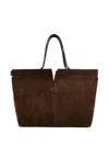 Tod's Brown Suede Bag Tods In Brown