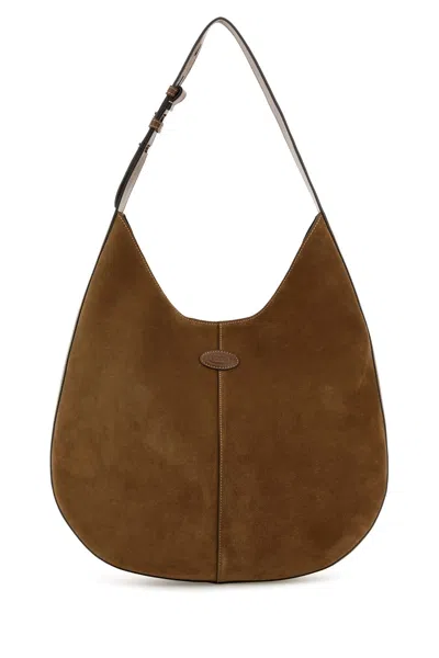 Tod's Brown Suede Di Bag Shoulder Bag