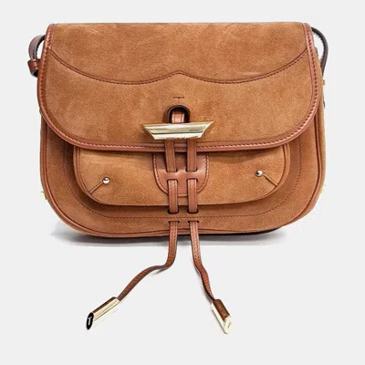 Pre-owned Tod's Brown Suede Suede Shoulder Bag