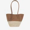 Tod's Brown T-charm Tote In Brown