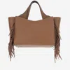 Tod's Brown T Timeless Mini Tote In Brown