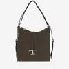 Tod's Brown T Timeless Shoulder Bag In Brown