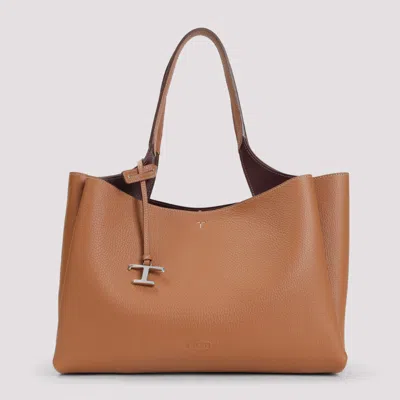 Tod's Brown T Timeless Tote