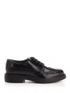 Tod's Lace-ups Leather Oxford Black In Black