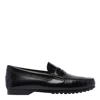 Tod's Tod Penny Leather Loafers In Black
