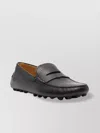 Tod's Bubble Gommino Penny Strap Loafers In Grey