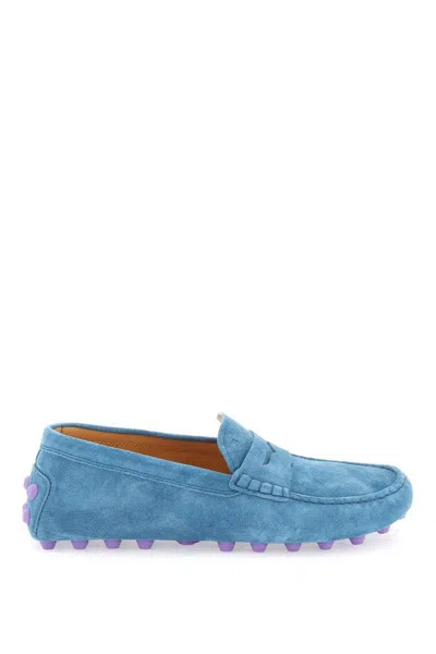 Tod's Bubble Loafers In Blue