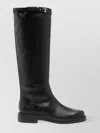Tod's Buckle Detail Knee-high Leather Boots