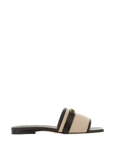 Tod's Buckle Detail Sandals In Neutral