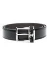 Tod's Buckle-fastening Leather Belt In Black