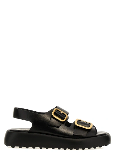 TOD'S BUCKLE SANDALS