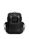 Tod's Buckle-strap Backpack In Black