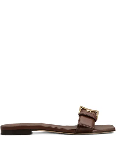 Tod's Buckle-strap Flat Sandals In Multi
