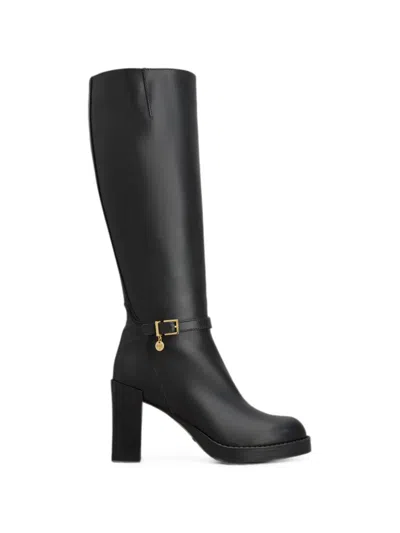 Tod's Boots In Leather In Black