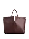 Tod's Medium Di Folio Bags In Burgundy