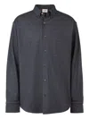 Tod's Relaxed Fit Silk Blend Shirt In Blue