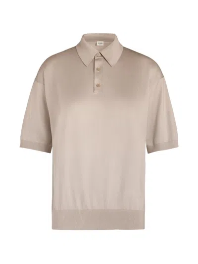Tod's Button-fastening Polo Shirt In Brown