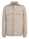 Tod's Buttoned Flap-pocket Shirt Jacket In Neutral