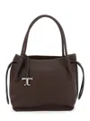Tod's Buz Sacca Media Handbags Brown
