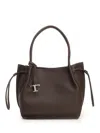 Tod's Buz Sacca Media Handbags Brown